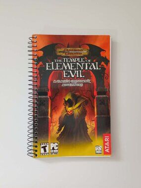 Dungeons & Dragons Temple of Elemental Evil PC Game Manual Only Vintage 2003